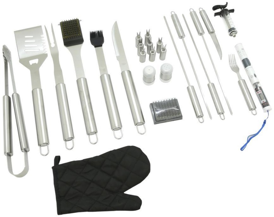 Grilovací nářadí sada 27ks textil bag a